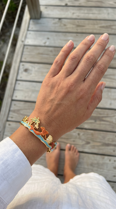 Shoreline Serenade Cuff Bracelet