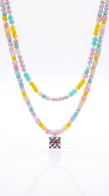 Candy Colada Layered Beaded Necklace