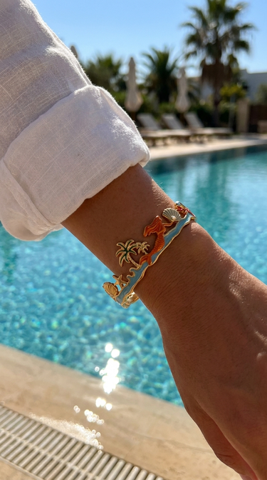 Shoreline Serenade Cuff Bracelet