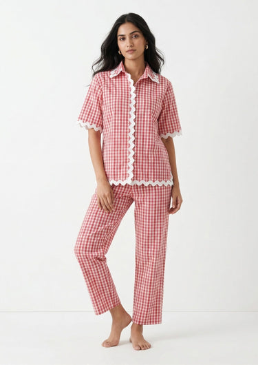 Rosette - Cotton Poplin Night Suit