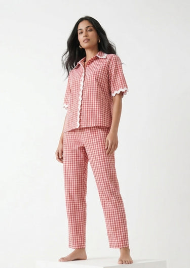 Rosette - Cotton Poplin Night Suit