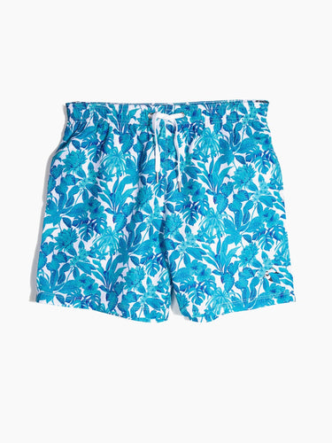 Men's Swim Shorts - Aqua Bloom - Shore Borne