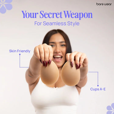 Non-Adhesive Reusable Nipple Covers + (10 cm)