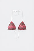 Wavy Crochet Triangle Bikini Top