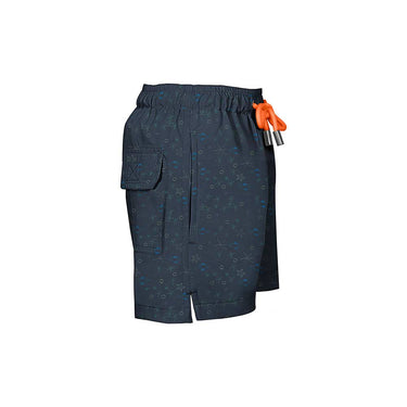 House of Malabaar boy's ocean life print swim shorts.