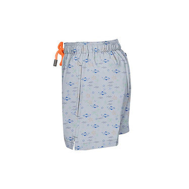 House of Malabaar boy's ocean life print swim shorts.