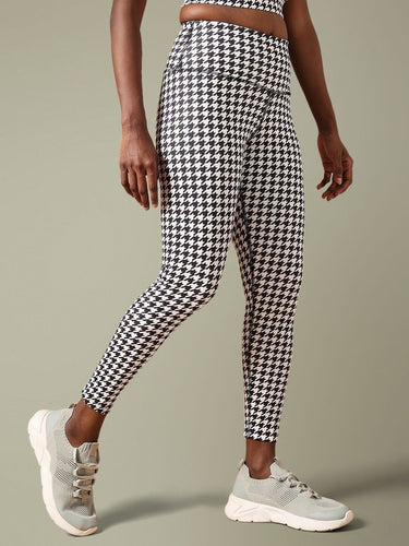 Shop-Ath Track 7/8 Leggings Houndstooth