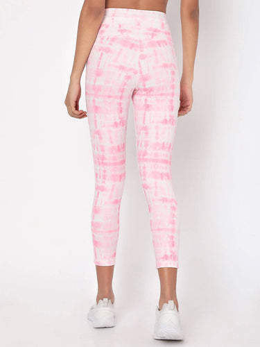 Shop-Pink Shibori Luxe Leggings
