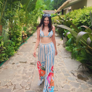 Tooti Frooti Printed Co - Ord Set - AOBABEACHWEAR