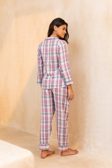 Madras Check Pj set
