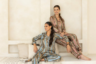 Aqua Bloom Classic Pj set