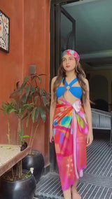 Pina Colada Printed Sarong