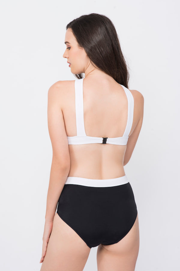 KAI Monochrome Cutout  Swimsuit