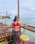 Chopped Chillis Red Bikini Swim Set - AOBASWIMWEAR