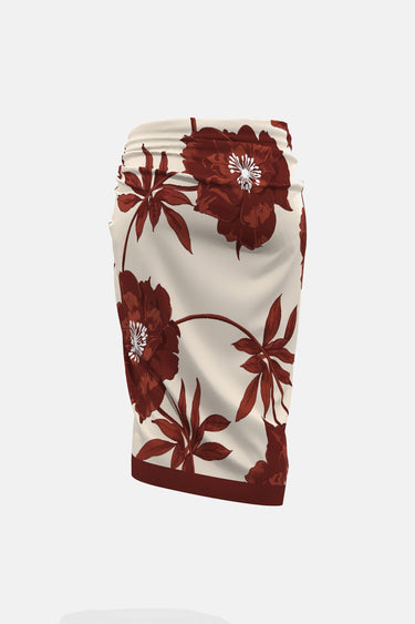 Brown Oversize Floral Sarong