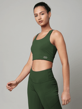 Shop-High Impact Action Bra With Clasp Sage