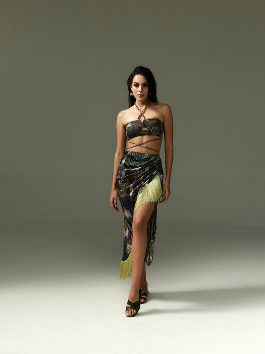 Sydo Bandeau with Vanessa Skirt - Tizzi Swimwear