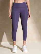 Shop-Purple Cadet High Impact Action Bra & Aura Leggings