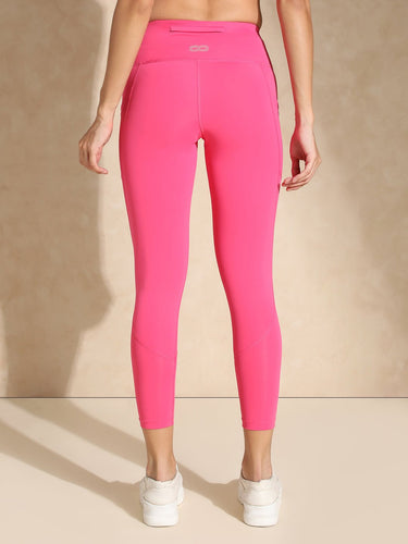 Shop-Pink Fuchsia High Impact Action Bra & Aura Leggings