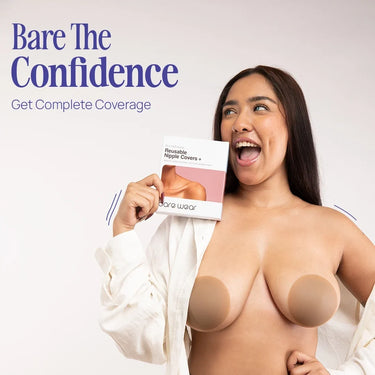 Non-Adhesive Reusable Nipple Covers + (10 cm)
