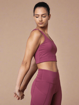 Shop-High Impact Action Bra With Clasp Tulip Wood