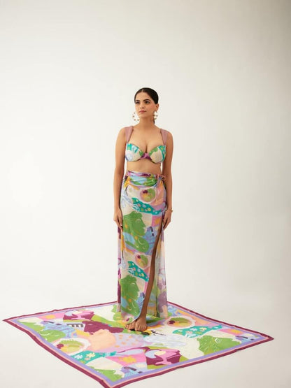 Voutia Bikini Set With Synoro Skirt