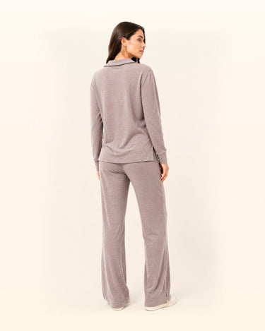 Beige Ottoman Long-Sleeve Polo